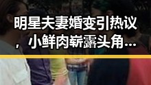 明星夫妻婚变引热议,小鲜肉崭露头角,娱乐圈风云再起
